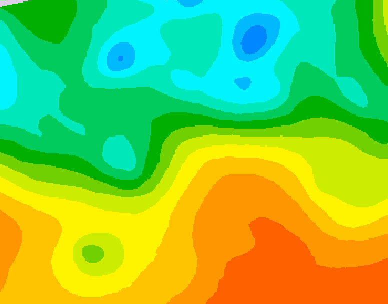 GDPS 500 millibar geopotential height 216 hour forecast chart for Canada based on 2026/05/19 1200Z data
