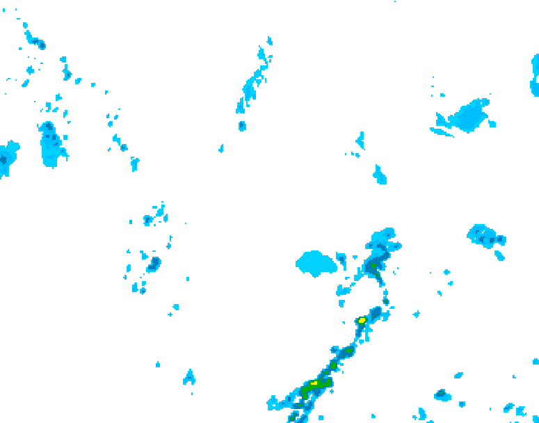 GDPS precipitation 024 hour forecast chart for Canada based on 2026/05/19 0000Z data