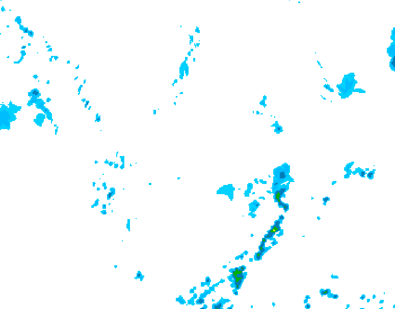 GDPS precipitation 012 hour forecast chart for Canada based on 2026/05/19 1200Z data