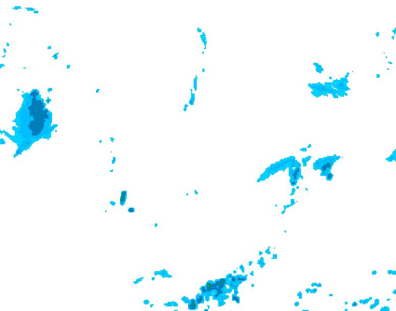 GDPS precipitation 024 hour forecast chart for Canada based on 2026/05/19 1200Z data