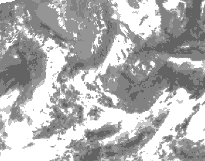 GDPS total cloud 048 hour forecast chart for Canada based on 2026/05/19 0000Z data