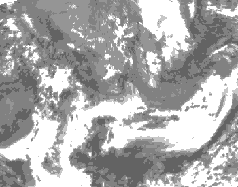 GDPS total cloud 084 hour forecast chart for Canada based on 2026/05/19 0000Z data