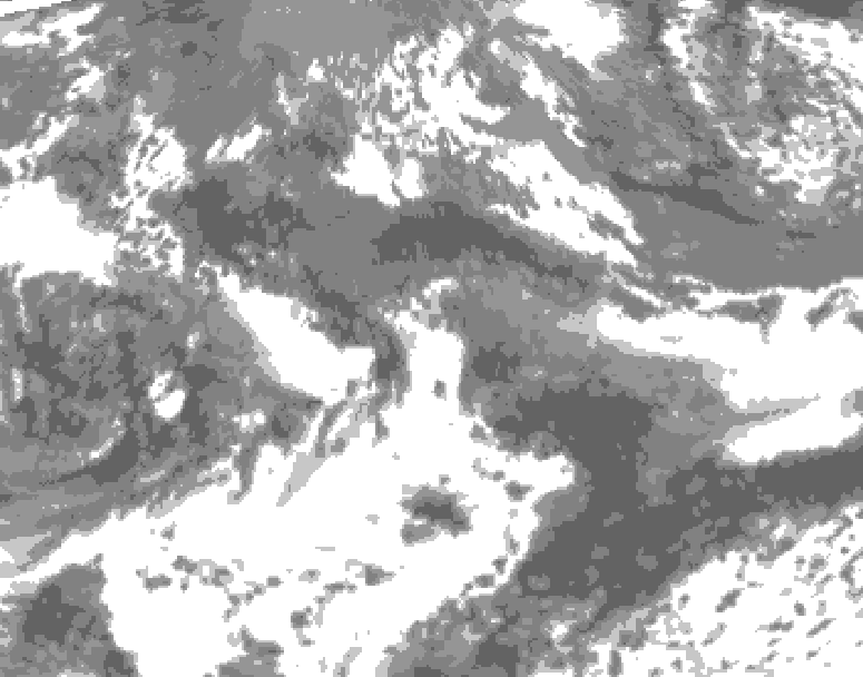 GDPS total cloud 150 hour forecast chart for Canada based on 2026/05/19 0000Z data