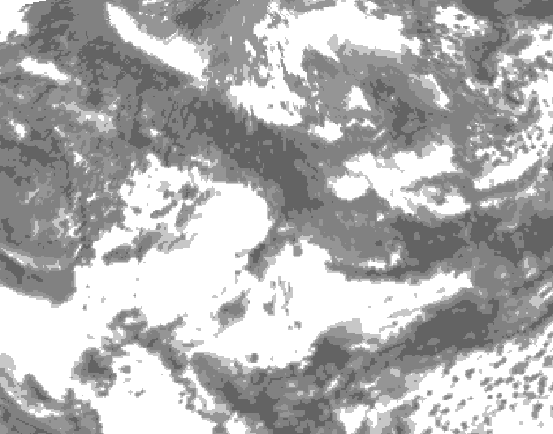 GDPS total cloud 204 hour forecast chart for Canada based on 2026/05/19 0000Z data