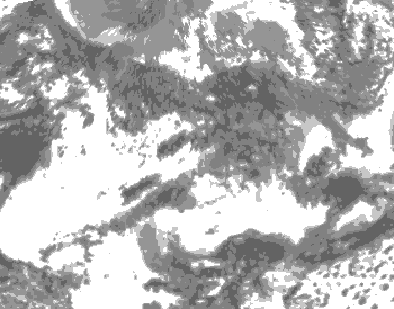 GDPS total cloud 228 hour forecast chart for Canada based on 2026/05/19 0000Z data