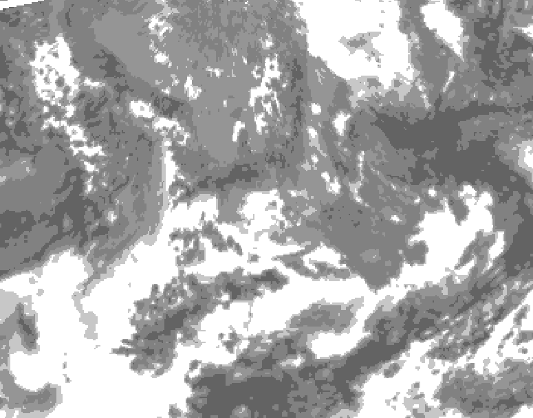 GDPS total cloud 048 hour forecast chart for Canada based on 2026/05/19 1200Z data