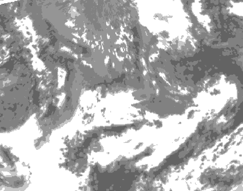 GDPS total cloud 054 hour forecast chart for Canada based on 2026/05/19 1200Z data