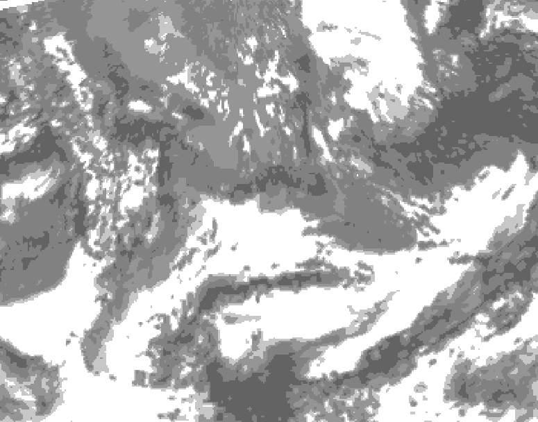 GDPS total cloud 060 hour forecast chart for Canada based on 2026/05/19 1200Z data