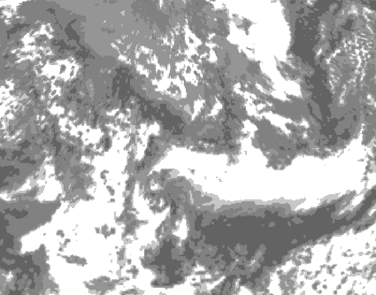 GDPS total cloud 090 hour forecast chart for Canada based on 2026/05/19 1200Z data