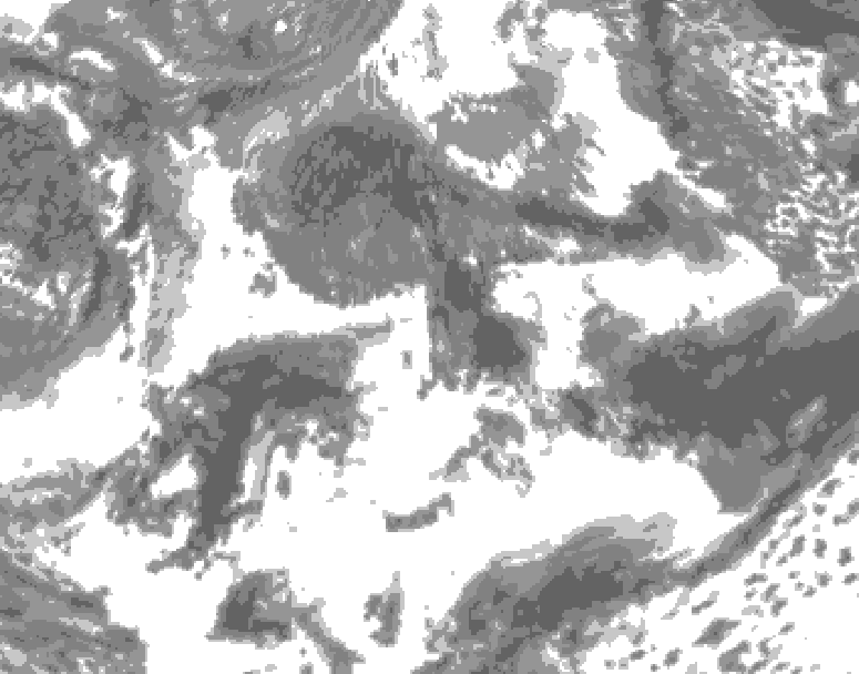 GDPS total cloud 174 hour forecast chart for Canada based on 2026/05/19 1200Z data