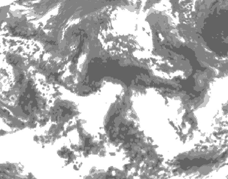 GDPS total cloud 234 hour forecast chart for Canada based on 2026/05/19 1200Z data