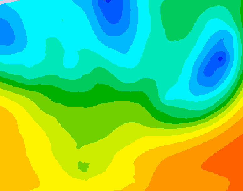 GDPS 500 millibar geopotential height 060 hour forecast chart for Canada based on 2026/05/20 0000Z data
