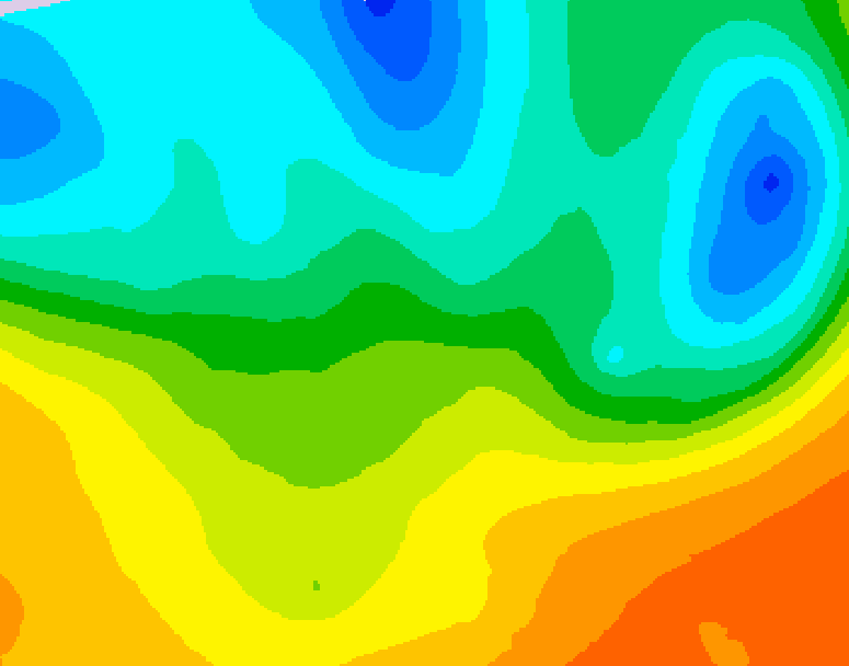 GDPS 500 millibar geopotential height 066 hour forecast chart for Canada based on 2026/05/20 0000Z data