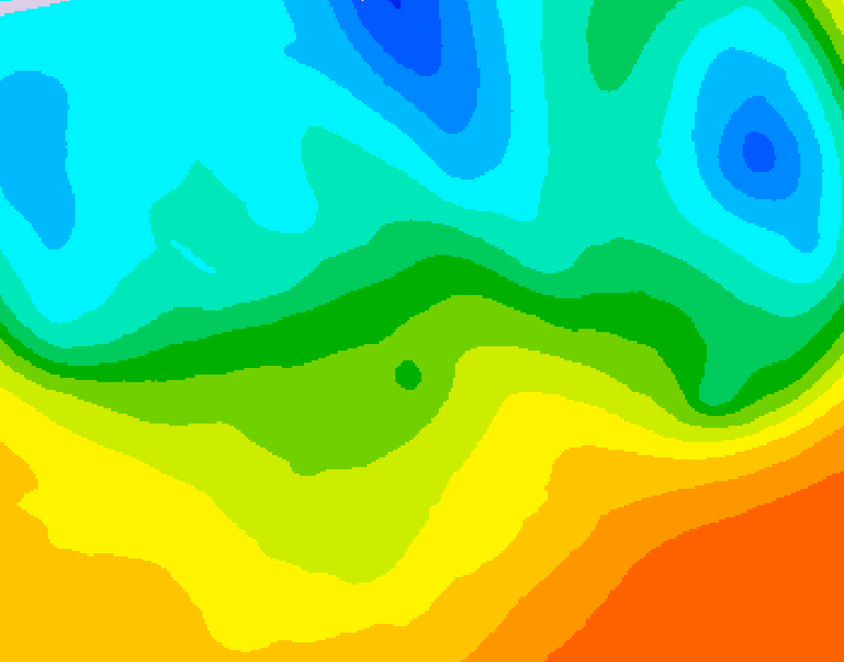 GDPS 500 millibar geopotential height 084 hour forecast chart for Canada based on 2026/05/20 0000Z data