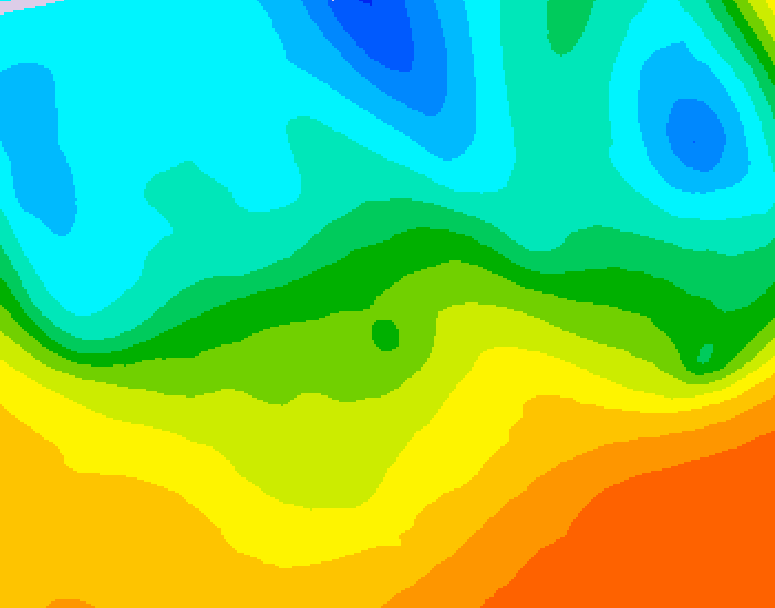 GDPS 500 millibar geopotential height 090 hour forecast chart for Canada based on 2026/05/20 0000Z data