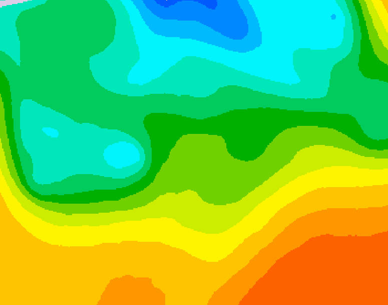 GDPS 500 millibar geopotential height 126 hour forecast chart for Canada based on 2026/05/20 0000Z data