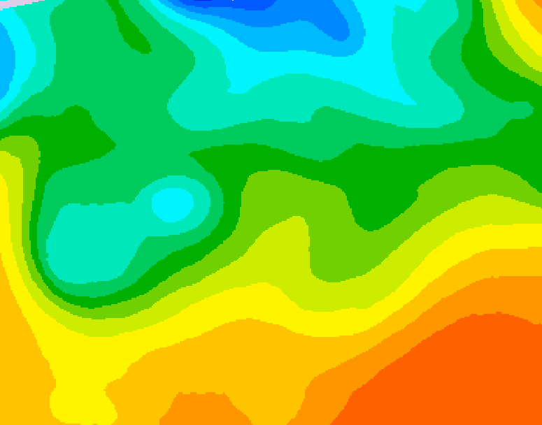 GDPS 500 millibar geopotential height 138 hour forecast chart for Canada based on 2026/05/20 0000Z data