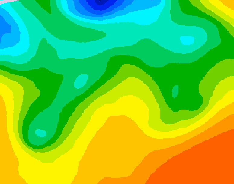 GDPS 500 millibar geopotential height 156 hour forecast chart for Canada based on 2026/05/20 0000Z data