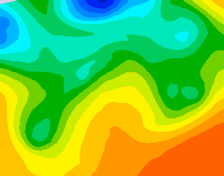GDPS 500 millibar geopotential height 162 hour forecast chart for Canada based on 2026/05/20 0000Z data
