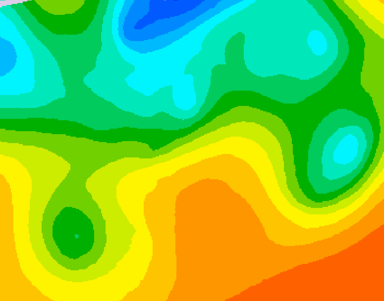 GDPS 500 millibar geopotential height 180 hour forecast chart for Canada based on 2026/05/20 0000Z data