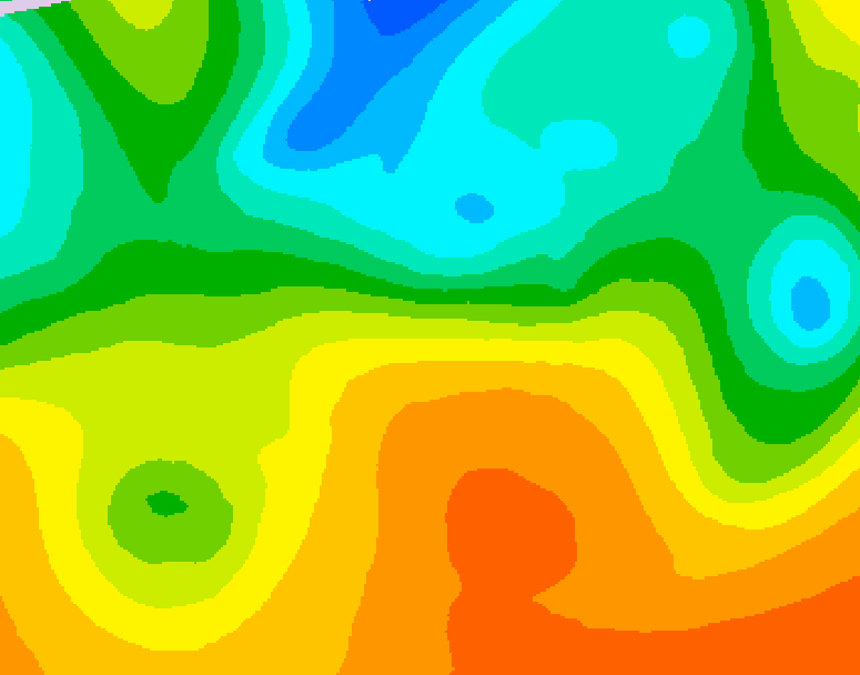 GDPS 500 millibar geopotential height 198 hour forecast chart for Canada based on 2026/05/20 0000Z data