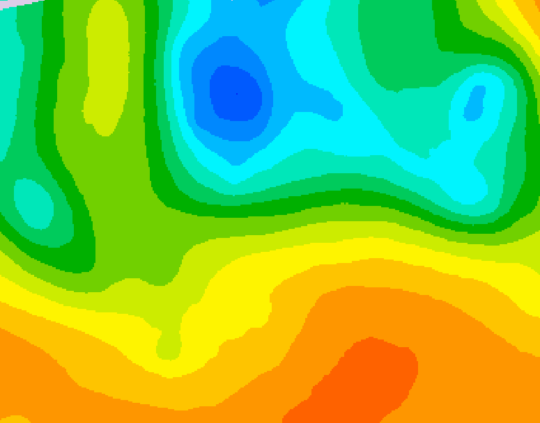 GDPS 500 millibar geopotential height 234 hour forecast chart for Canada based on 2026/05/20 0000Z data