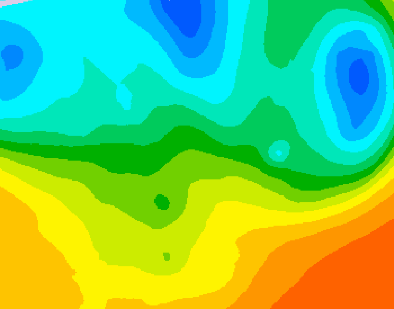 GDPS 500 millibar geopotential height 060 hour forecast chart for Canada based on 2026/05/20 1200Z data