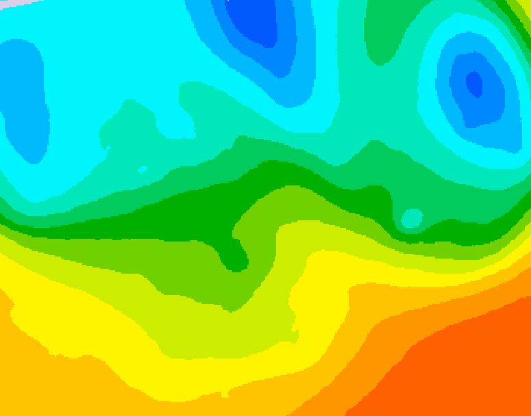 GDPS 500 millibar geopotential height 072 hour forecast chart for Canada based on 2026/05/20 1200Z data