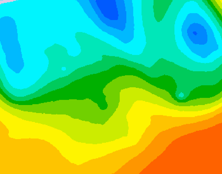 GDPS 500 millibar geopotential height 078 hour forecast chart for Canada based on 2026/05/20 1200Z data