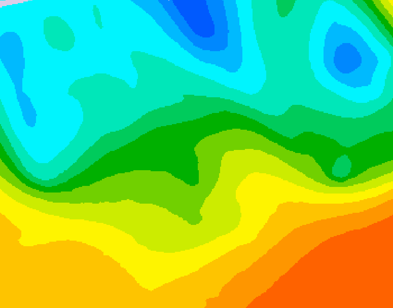 GDPS 500 millibar geopotential height 084 hour forecast chart for Canada based on 2026/05/20 1200Z data