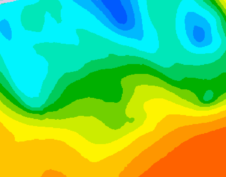 GDPS 500 millibar geopotential height 090 hour forecast chart for Canada based on 2026/05/20 1200Z data