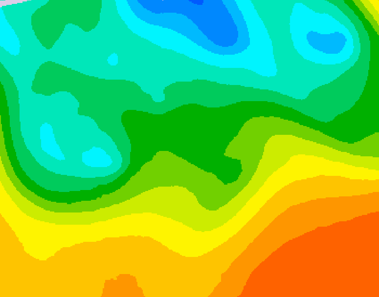 GDPS 500 millibar geopotential height 108 hour forecast chart for Canada based on 2026/05/20 1200Z data