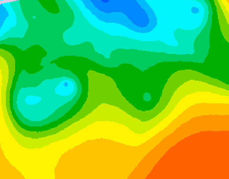 GDPS 500 millibar geopotential height 120 hour forecast chart for Canada based on 2026/05/20 1200Z data