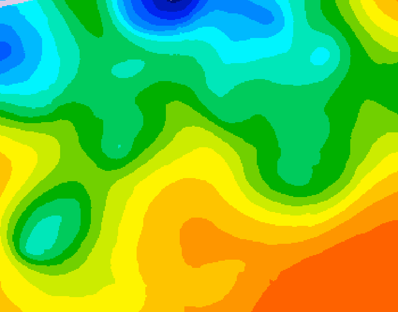 GDPS 500 millibar geopotential height 144 hour forecast chart for Canada based on 2026/05/20 1200Z data