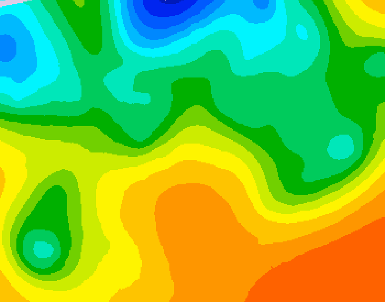 GDPS 500 millibar geopotential height 156 hour forecast chart for Canada based on 2026/05/20 1200Z data