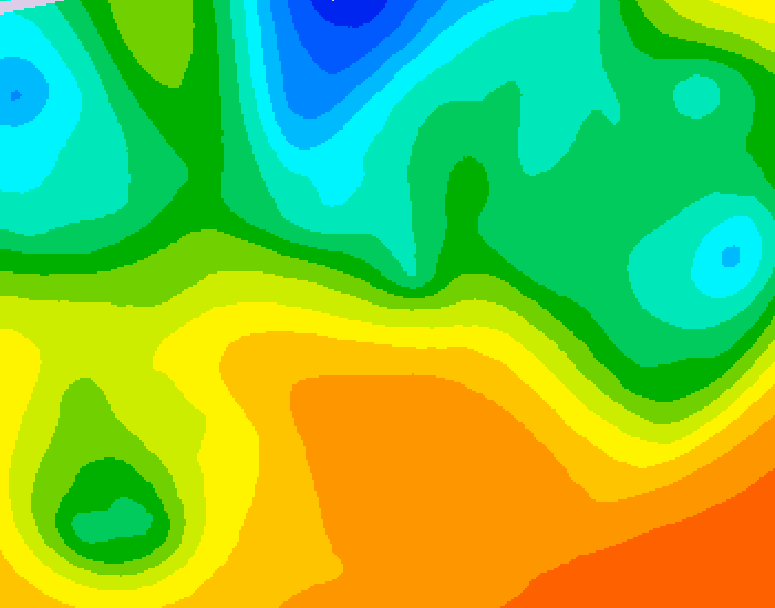 GDPS 500 millibar geopotential height 174 hour forecast chart for Canada based on 2026/05/20 1200Z data