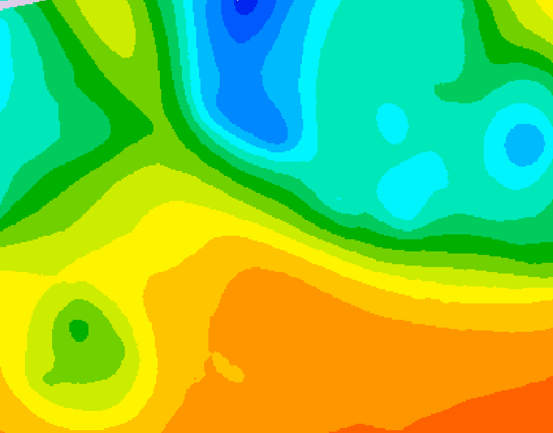 GDPS 500 millibar geopotential height 198 hour forecast chart for Canada based on 2026/05/20 1200Z data