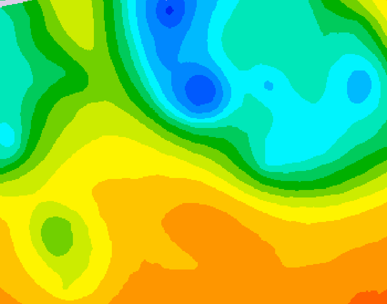 GDPS 500 millibar geopotential height 210 hour forecast chart for Canada based on 2026/05/20 1200Z data