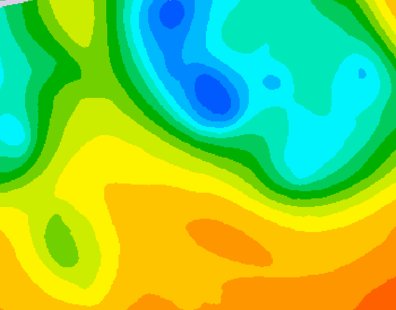 GDPS 500 millibar geopotential height 216 hour forecast chart for Canada based on 2026/05/20 1200Z data