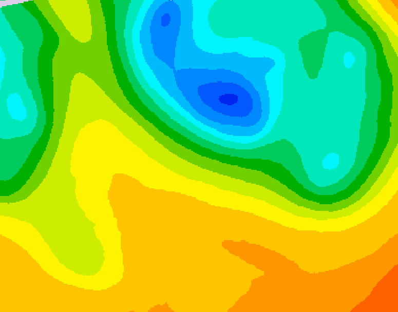 GDPS 500 millibar geopotential height 228 hour forecast chart for Canada based on 2026/05/20 1200Z data