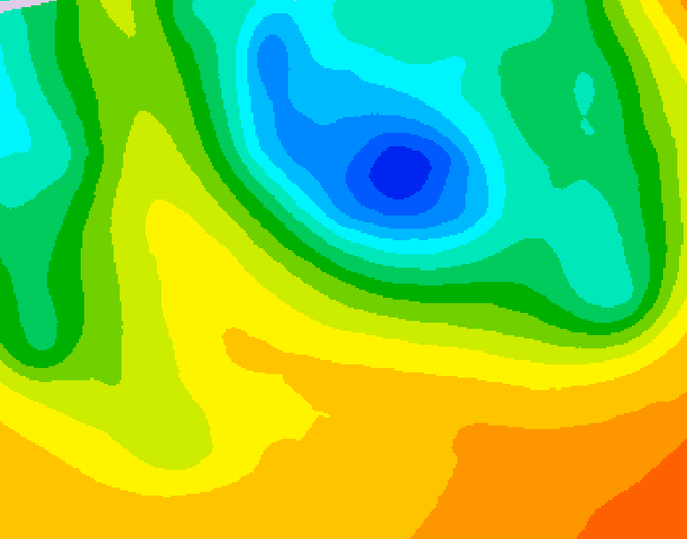 GDPS 500 millibar geopotential height 240 hour forecast chart for Canada based on 2026/05/20 1200Z data