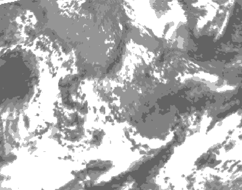 GDPS total cloud 012 hour forecast chart for Canada based on 2026/05/20 0000Z data