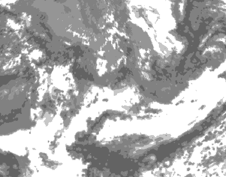 GDPS total cloud 060 hour forecast chart for Canada based on 2026/05/20 0000Z data