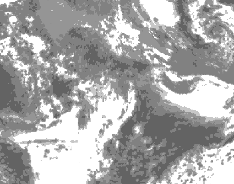 GDPS total cloud 108 hour forecast chart for Canada based on 2026/05/20 0000Z data