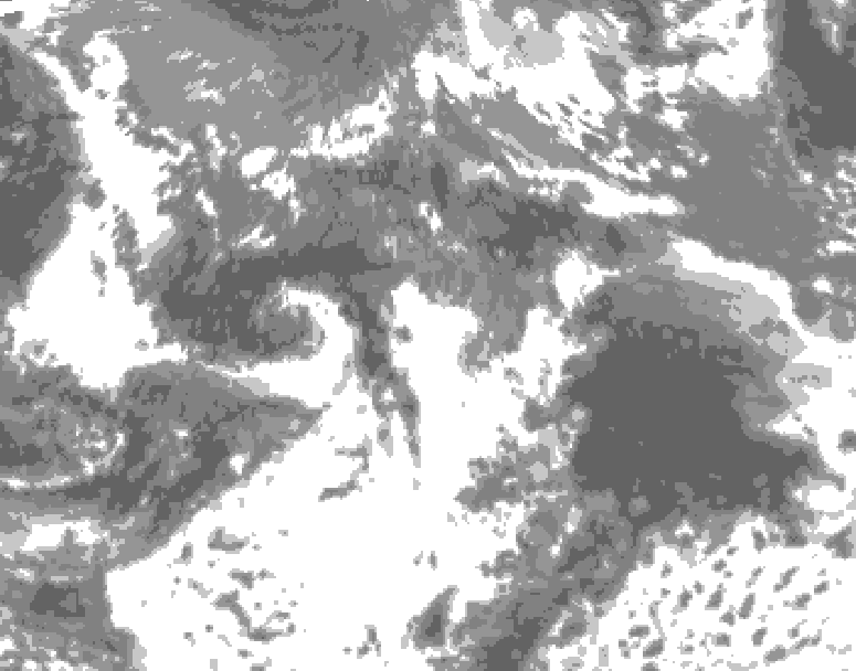 GDPS total cloud 138 hour forecast chart for Canada based on 2026/05/20 0000Z data
