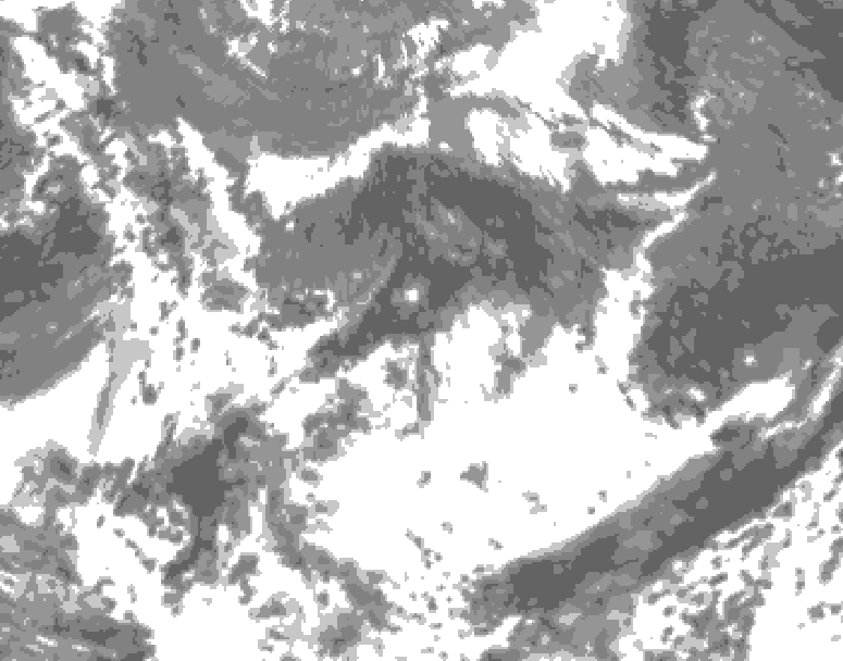 GDPS total cloud 174 hour forecast chart for Canada based on 2026/05/20 0000Z data