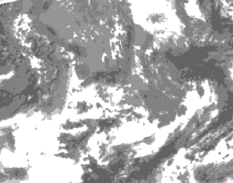GDPS total cloud 024 hour forecast chart for Canada based on 2026/05/20 1200Z data