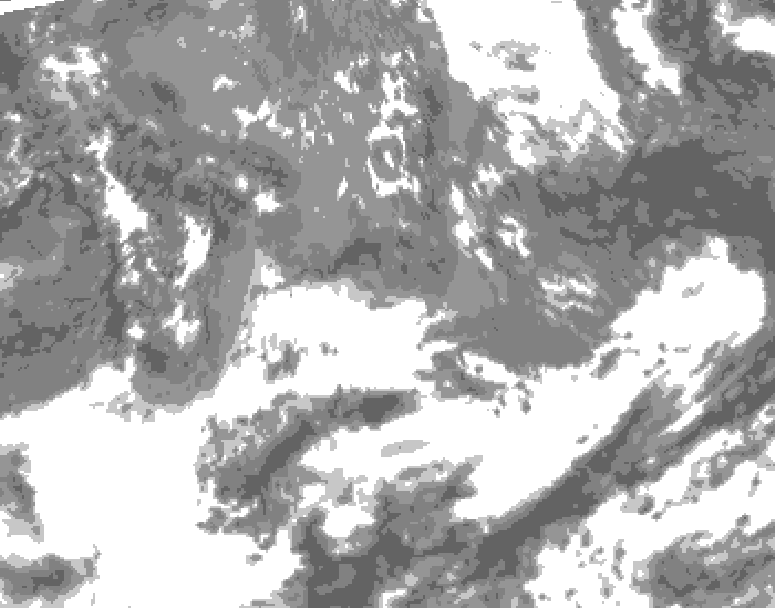 GDPS total cloud 030 hour forecast chart for Canada based on 2026/05/20 1200Z data
