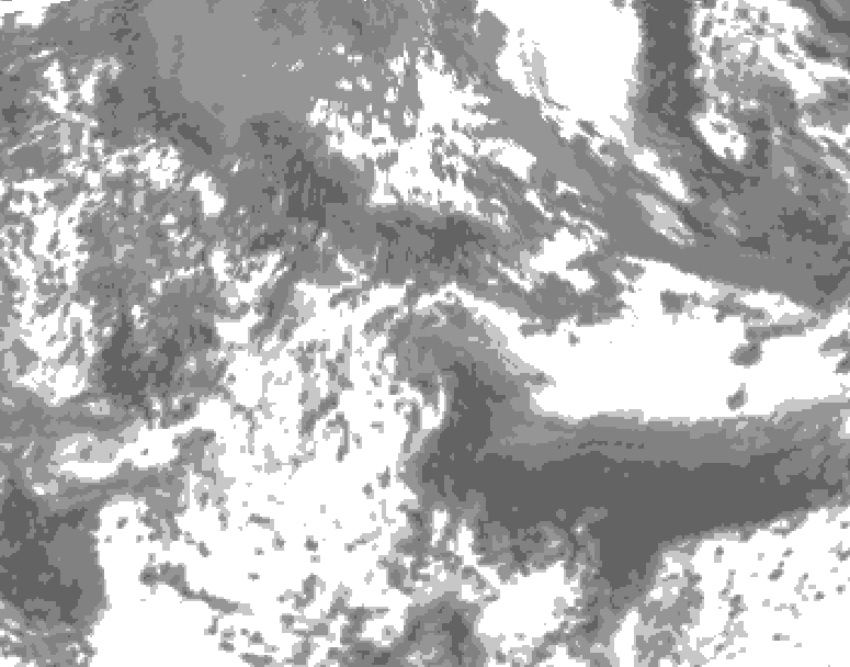 GDPS total cloud 084 hour forecast chart for Canada based on 2026/05/20 1200Z data