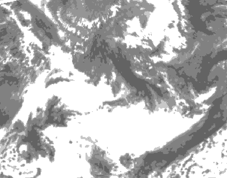 GDPS total cloud 174 hour forecast chart for Canada based on 2026/05/20 1200Z data